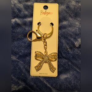 🦋 New Gold Bow Keychain